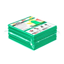 Мешки для мусора 160 л, зеленые, в пачке 10 шт., ПВД, 40 мкм, 900х1100 мм, i-Bag в Донецке