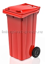 Мусорный контейнер 120 л красный 120 красный в Донецке