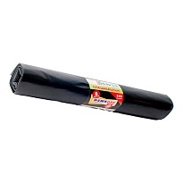Мешки для мусора 240 л, черные, в рулоне 5 шт., ПВД 80 мкм, 1300х900 мм, МЕШКОFF, 4217 в Донецке