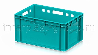 Ящик для мяса и колбасных изделий Е-3 бирюзовый в Донецке