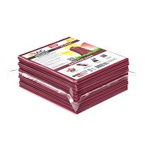 Мешки для мусора 160 л, бордовые, в пачке 10 шт., ПВД, 40 мкм, 900х1100 мм, i-Bag в Донецке