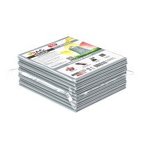 Мешки для мусора 160 л, светло-серые, в пачке 10 шт., ПВД, 40 мкм, 900х1100 мм, i-Bag в Донецке